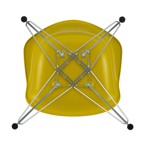 Cadeira de Braços em Plástico Eames DAR / Base Cromada